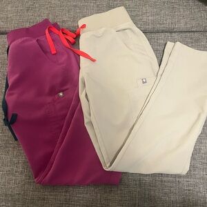 Figs high wasted Yola scrub pants  (two scrub pants)